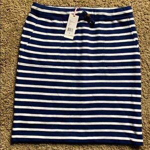 Striped Drawstring Pencil Skirt Vineyard Vines NWT